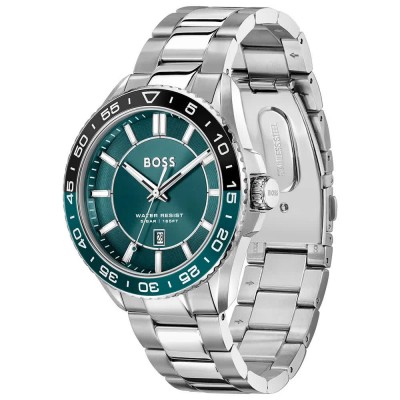часовник,часовници,boss,runner,3h,44,mm,watch,silver,teal,mineral,(silver)