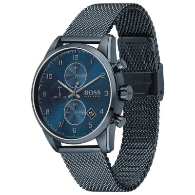 часовник,часовници,boss,skymaster,44,mm,watch,navy,blue,mineral,(blue)