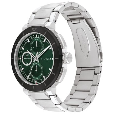 часовник,часовници,tommy,hilfiger,lorenzo,44,mm,watch,green,(silver)