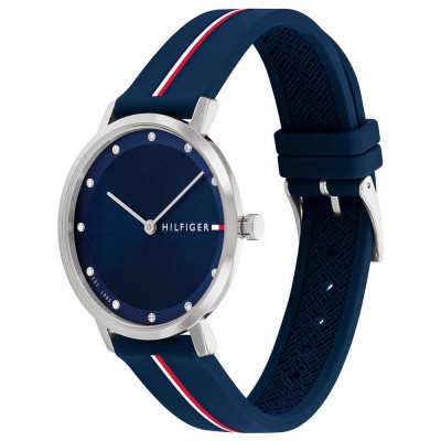 часовник,часовници,tommy,hilfiger,pippa,le,34,mm,woman,watch,blue,(navy,blue,navy,blue,silicone,tricolor,stripes)