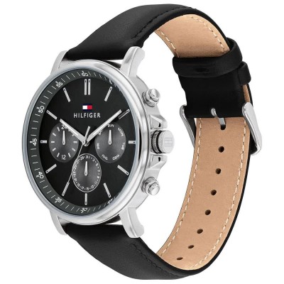 часовник,часовници,tommy,hilfiger,tyson,43,mm,watch,brown,(dark,gray,black,leather)