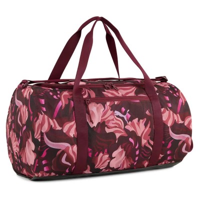 сак,сакове,puma,at,ess,floral,ribbon,duffle,bag,ruby,shimmer,(pink)