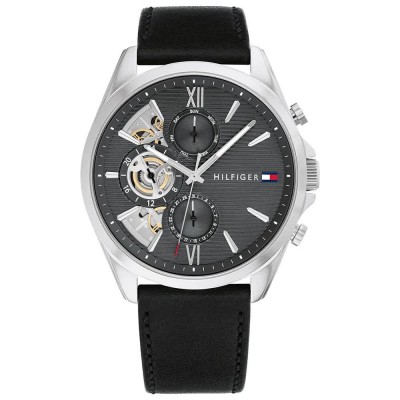 часовник,часовници,tommy,hilfiger,baker,44,mm,watch,silver,(black,dark,grey,mineral)