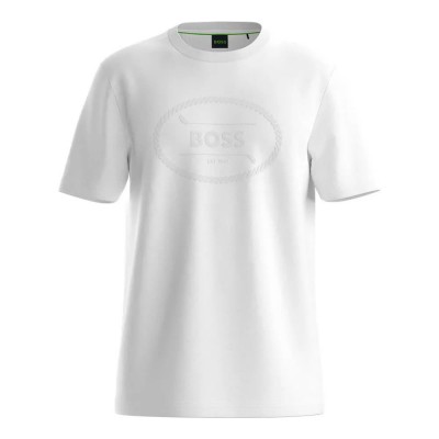 тениска,мъжки,тениски,boss,logo,heritage,10269604,01,t,shirt,white