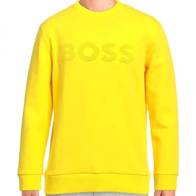 блуза,мъжки,пуловери,boss,we,basic,10244192,sweatshirt,open,yellow
