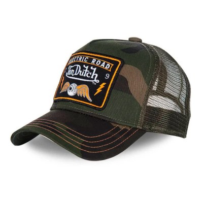 шапка,всички,шапки,von,dutch,square4b,cap,camouflage,(green)