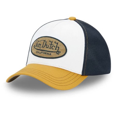 шапка,всички,шапки,von,dutch,terry,4,cap,white,(white,yellow,blue)
