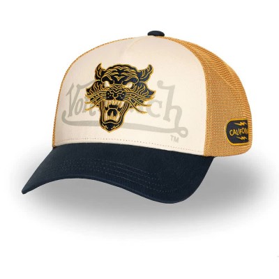 шапка,всички,шапки,von,dutch,wild,1,cap,white,(white,black,yellow)