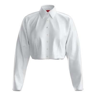 дамски,блузи,дамски,ризи,hugo,etsoukie,long,sleeve,blouse,white