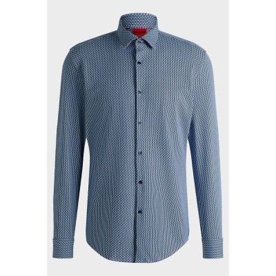 мъжки,ризи,hugo,kenno,shirt,blue