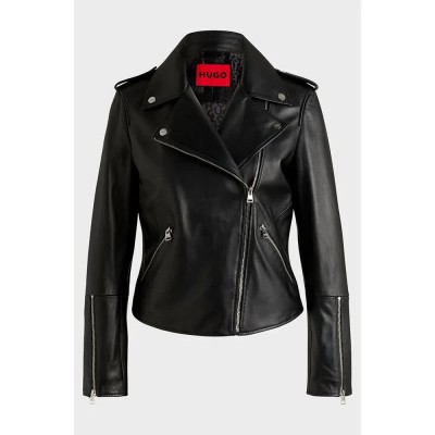 яке,дамски,якета,и,палта,hugo,lujana,leather,jacket,black,(black)