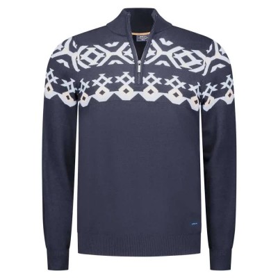 блуза,мъжки,пуловери,nza,new,zealand,damon,half,zip,sweater,blue,(midnight,navy)