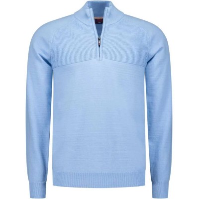 блуза,мъжки,пуловери,nza,new,zealand,edison,half,zip,sweater,maya,blue,(blue)