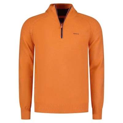 блуза,мъжки,пуловери,nza,new,zealand,memphis,half,zip,sweater,orange