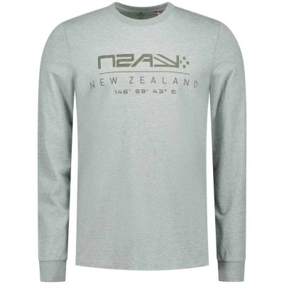 тениска,мъжки,тениски,nza,new,zealand,pinders,pond,long,sleeve,t,shirt,dusty,army,(grey)