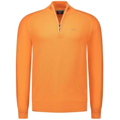 блуза,мъжки,пуловери,nza,new,zealand,quinn,half,zip,sweater,soft,tangerine,(orange)