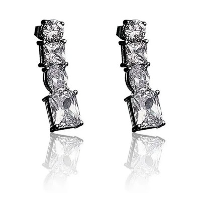 бижутерия,chiara,ferragni,j19avu03,earrings,clear,(grey)