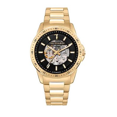 часовник,часовници,trussardi,r2423153001,watch,golden,(black)