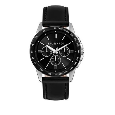 часовник,часовници,trussardi,r2451153002,watch,silver,(black)