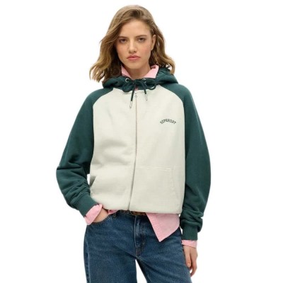 блуза,дамски,блузи,superdry,essential,logo,osz,raglan,sweatshirt,green,(desrt,bone,off,wht,d,pne,green)