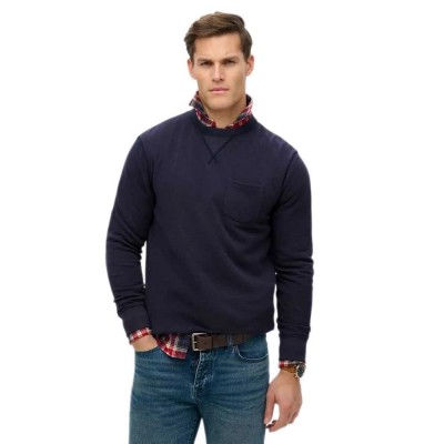 блуза,мъжки,пуловери,superdry,merchant,sweatshirt,blue,(midnight,blue)