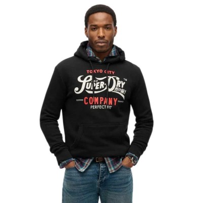 суичър,мъжки,пуловери,superdry,perfect,fit,script,hoodie,black