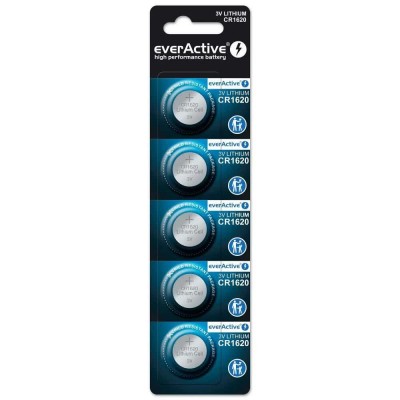 батерии,everactive,mini,cr1620,alkaline,battery,5,units,clear,(grey)