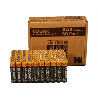 батерии,kodak,xtralife,aaa,alkaline,battery,60,units,yellow,(grey)