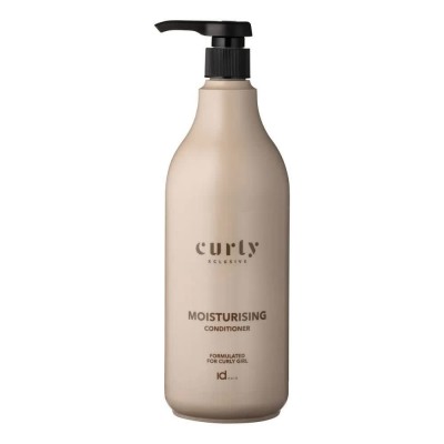 хигиена,коса,id,hair,curly,xclusive,moisture,conditioner,shampoo,1000ml,clear,(white)