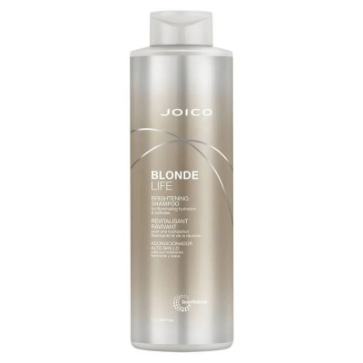 хигиена,коса,joico,blonde,life,brightening,shampoo,1000ml,clear,(white)