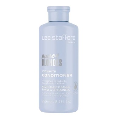 хигиена,коса,lee,stafford,bleach,blondes,ice,white,toning,hair,conditioner,250ml,white,(clear)