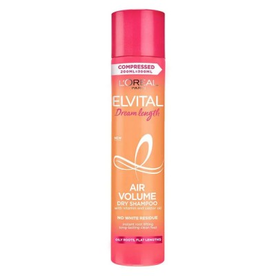 хигиена,коса,l´oreal,dream,length,air,volume,dry,shampoo,200ml,pink,(white)