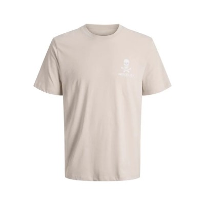 тениска,мъжки,тениски,jack,&,jones,rollo,standard,fit,short,sleeve,t,shirt,moonbeam,(beige)
