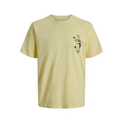 тениска,мъжки,тениски,jack,&,jones,tarot,standard,fit,short,sleeve,t,shirt,french,vanilla,(yellow)