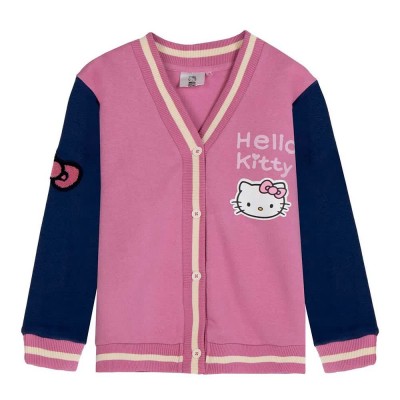 блуза,детски,блузи,hello,kitty,hello,kitty,brushed,baseball,sweatshirt,pink,(pink)
