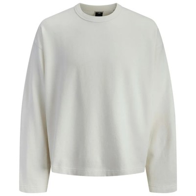 блуза,мъжки,пуловери,jack,&,jones,athletico,graphic,wash,sweatshirt,cloud,dancer,(white)