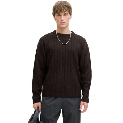 блуза,мъжки,пуловери,jack,&,jones,bradley,carter,sweater,delicioso,(brown)