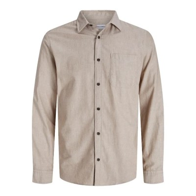 риза,с,дълъг,ръкав,мъжки,ризи,jack,&,jones,classic,long,sleeve,shirt,oatmeal,(beige)