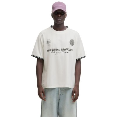 футболна,фланелка,мъжки,тениски,jack,&,jones,cover,retro,football,ln,short,sleeve,t,shirt,cloud,dancer,(white)