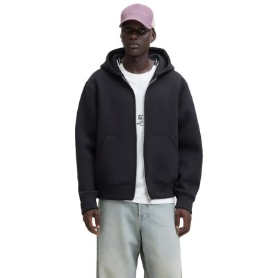 блуза,мъжки,пуловери,jack,&,jones,cover,scuba,full,zip,sweatshirt,black,(black)