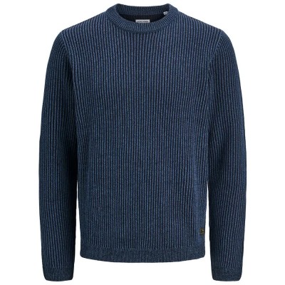 блуза,мъжки,пуловери,jack,&,jones,dover,sweater,sky,captain,(blue)