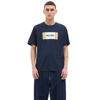 тениска,мъжки,тениски,jack,&,jones,hayato,short,sleeve,t,shirt,sky,captain,(blue)