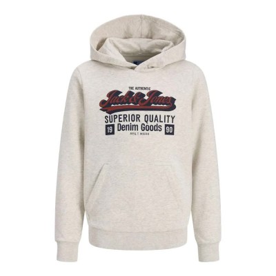 суичър,детски,блузи,jack,&,jones,logo,2,col,mni,hoodie,white,melange,(white)