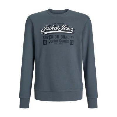 суичър,детски,блузи,jack,&,jones,logo2,col,mni,hoodie,stormy,weather,(grey)