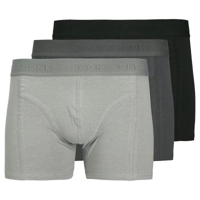 боксерки,мъжко,бельо,jack,&,jones,ordinary,boxers,3,units,black,dark,grey,light,grey,(multicolor)