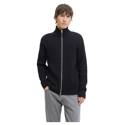 блуза,мъжки,пуловери,jack,&,jones,perfect,sn,full,zip,sweater,black