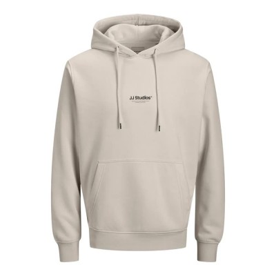 суичър,мъжки,пуловери,jack,&,jones,soho,plus,size,hoodie,moonbeam,(beige)