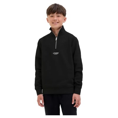 блуза,детски,блузи,jack,&,jones,soho,quarter,full,zip,sweatshirt,black