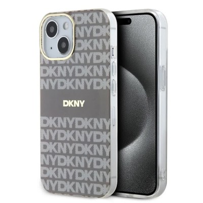 други,аксесоари,dkny,pc,tpu,repeat,pattern,tonal,stripe,magsafe,iphone,14,phone,case,brown,grey,(beige)