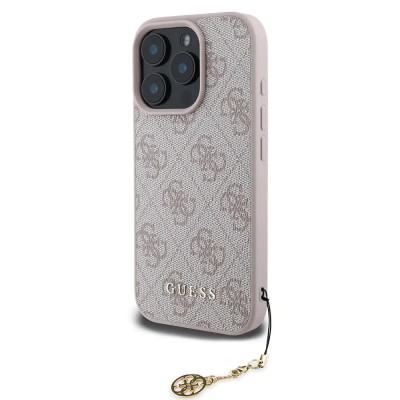 други,аксесоари,guess,4g,charm,iphone,16,pro,tone,on,tone,phone,case,grey,pink,(pink)